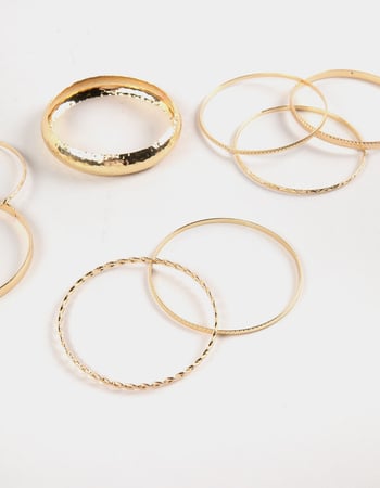 FULL TILT Multi Bangle Bracelet Set Alternative Image