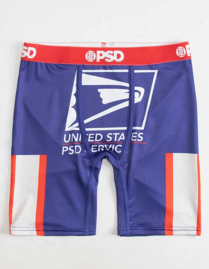 PSD Postal Sharks Mens Boxer Briefs image number 0