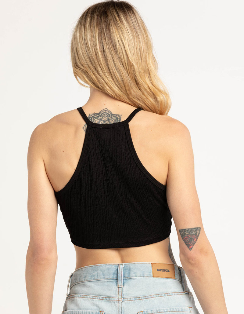 HEART & HIPS Cropped High Neck Womens Cami image number 2