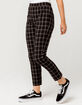IVY & MAIN Windowpane Womens Skinny Pants image number 2