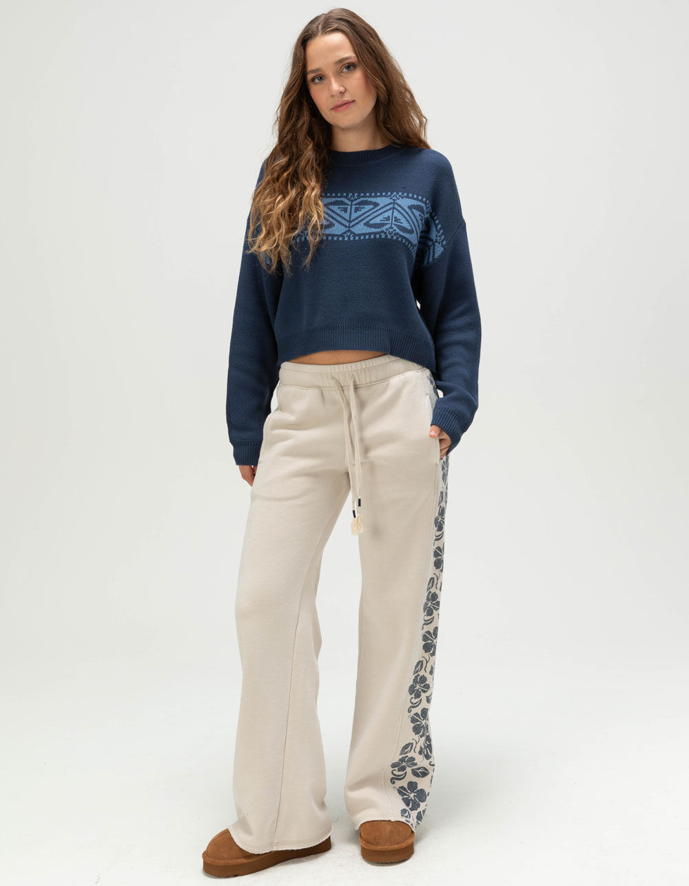 ROXY Loveline Womens Sweater - NAVY - XL | Tillys