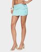 EDIKTED Nelley Beaded Sequin Chiffon Mini Skirt image number 5