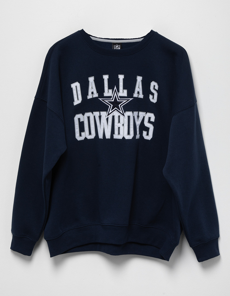NFL Dallas Cowboys Embroidered Womens Crewneck Sweatshirt image number 3