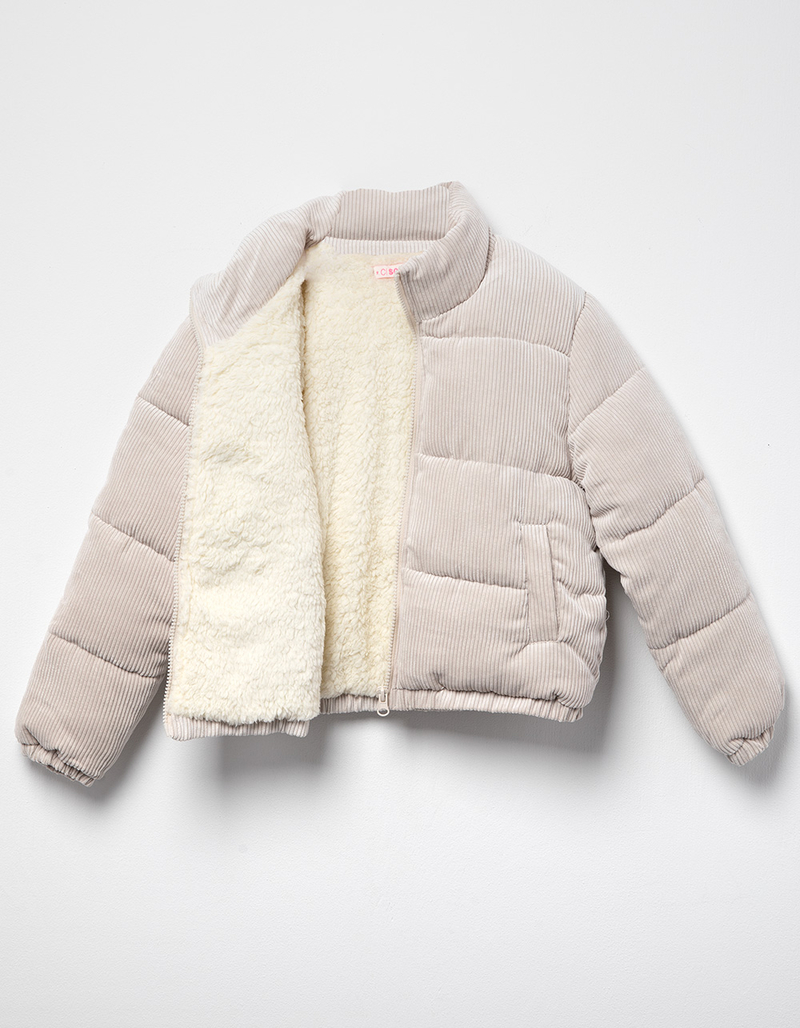 CI SONO Girls Corduroy Puffer Jacket image number 1