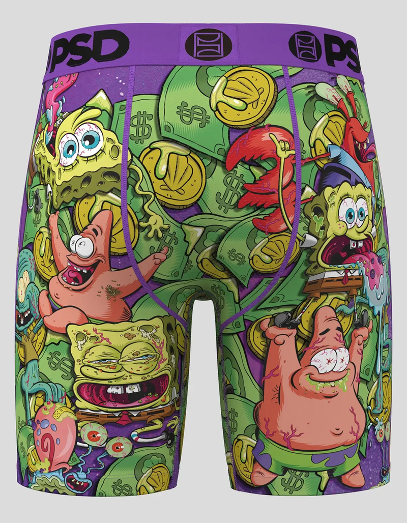 PSD x SpongeBob SquarePants Krusty Bank Mens Boxer Briefs image number 3