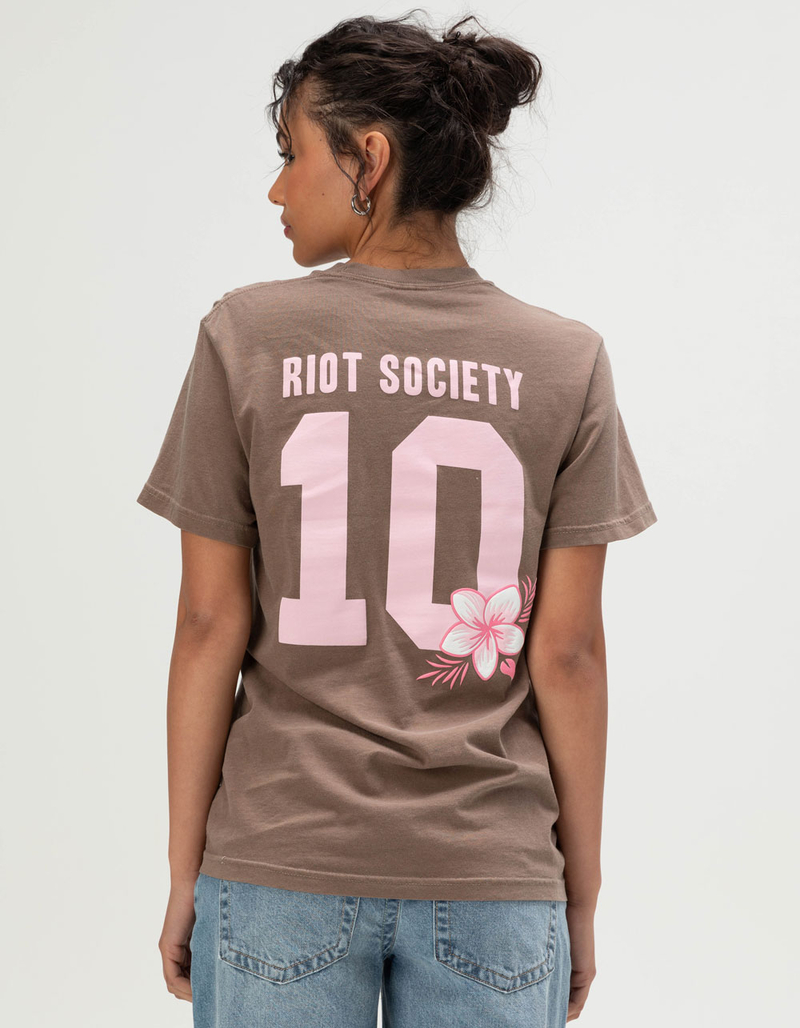 RIOT SOCIETY 10 Hibiscus Womens Tee image number 0