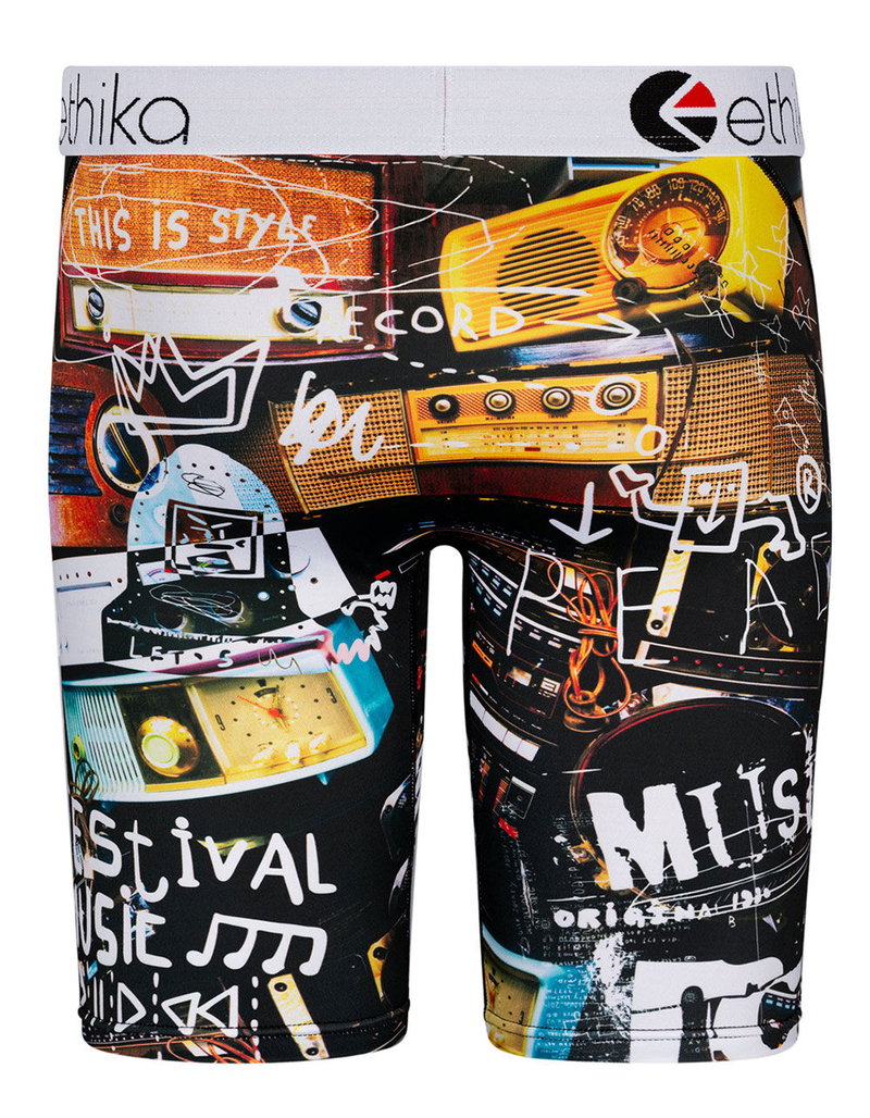 ETHIKA Drop Beats Not Bombs Staple Boys Boxer Briefs image number 2