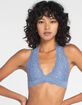 FULL TILT Haley Lace Slate Blue Bralette image number 1
