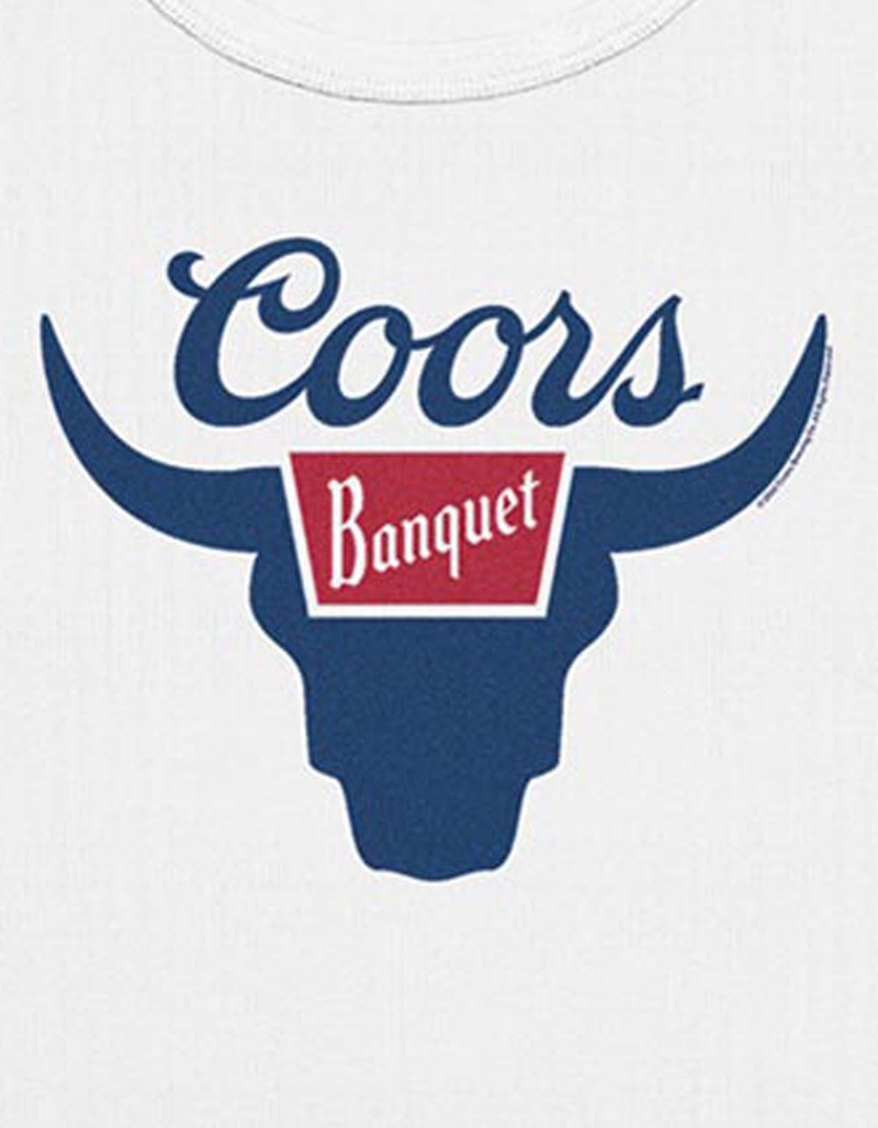 COORS Banquet Bull Womens Baby Tee image number 1