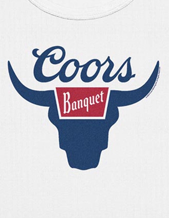 COORS Banquet Bull Womens Baby Tee Alternative Image