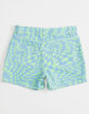 RSQ Girls Checker High Rise Mom Shorts image number 2