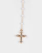 FULL TILT Layered Pearl/Cross Necklace image number 2
