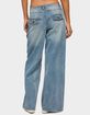 EDIKTED Meredith Low Rise Wide Leg Jeans image number 3
