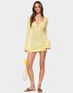 EDIKTED Brie Cut Out Crochet Mini Dress image number 4