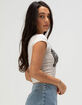 FULL TILT Bra Womens Baby Tee image number 3