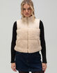 RSQ Womens Nylon Sherpa Vest image number 1
