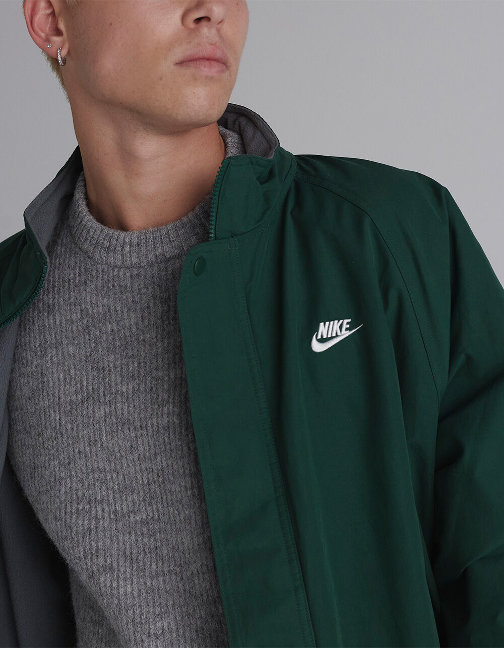 NIKE メンズXL ANRK WOVEN HD JACKET グリーン NIKE Club Futura Mens Jacket - DK GREEN | Tillys