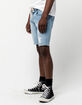 RSQ London Skinny Mens Ripped Denim Shorts image number 5