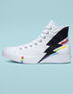 CONVERSE Chuck Taylor All Star Pride White High Top Shoes image number 4