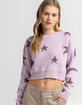 FULL TILT Star Womens Sweater image number 1