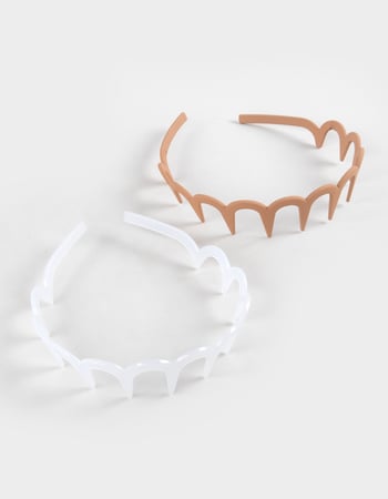 FULL TILT Acrylic Wide Tooth Headband 2 Pack Primary Image