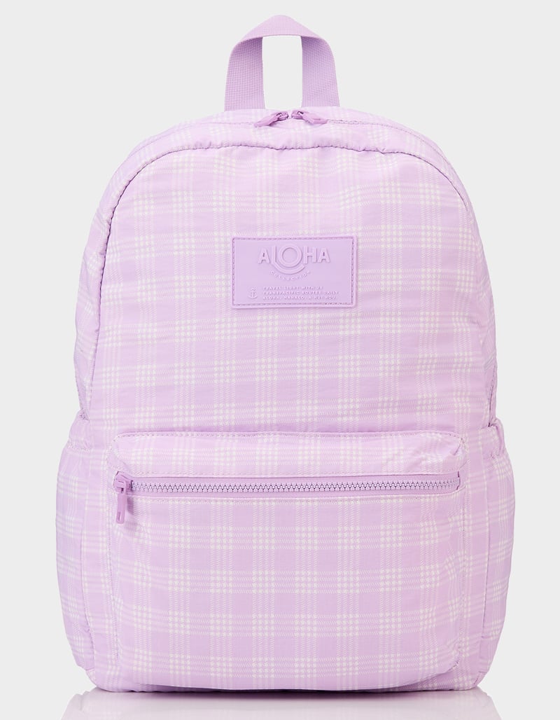 ALOHA Collection Palaka Check Travel Light Backpack image number 0