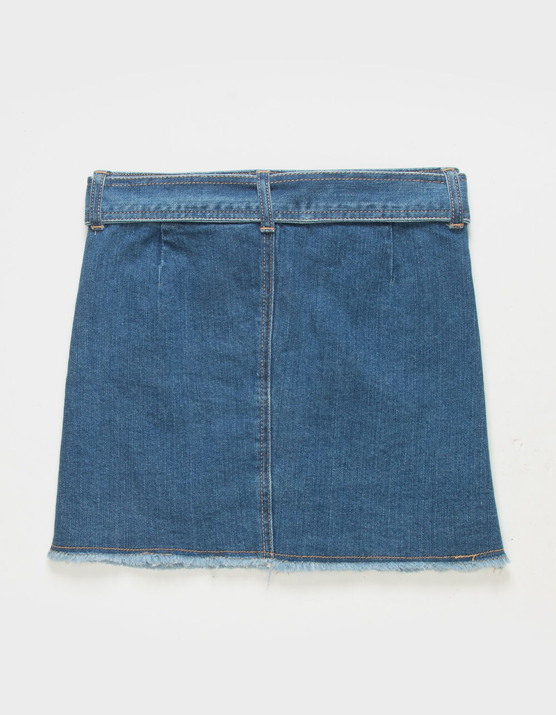 RSQ Girls Belted Denim Mini Skirt image number 2
