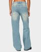 EDIKTED Kiria Stitched Low Rise Jeans image number 3