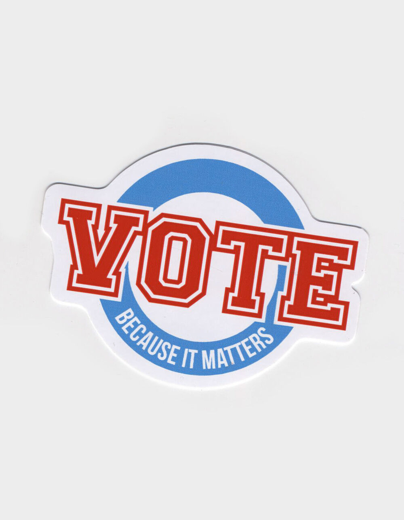 Vote Because It Matters Sticker image number 0