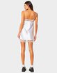 EDIKTED Century Lacey Satin Mini Dress image number 5