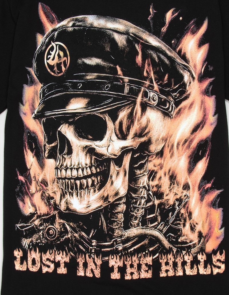 LOST IN THE HILLS Flame Mens Tee image number 2