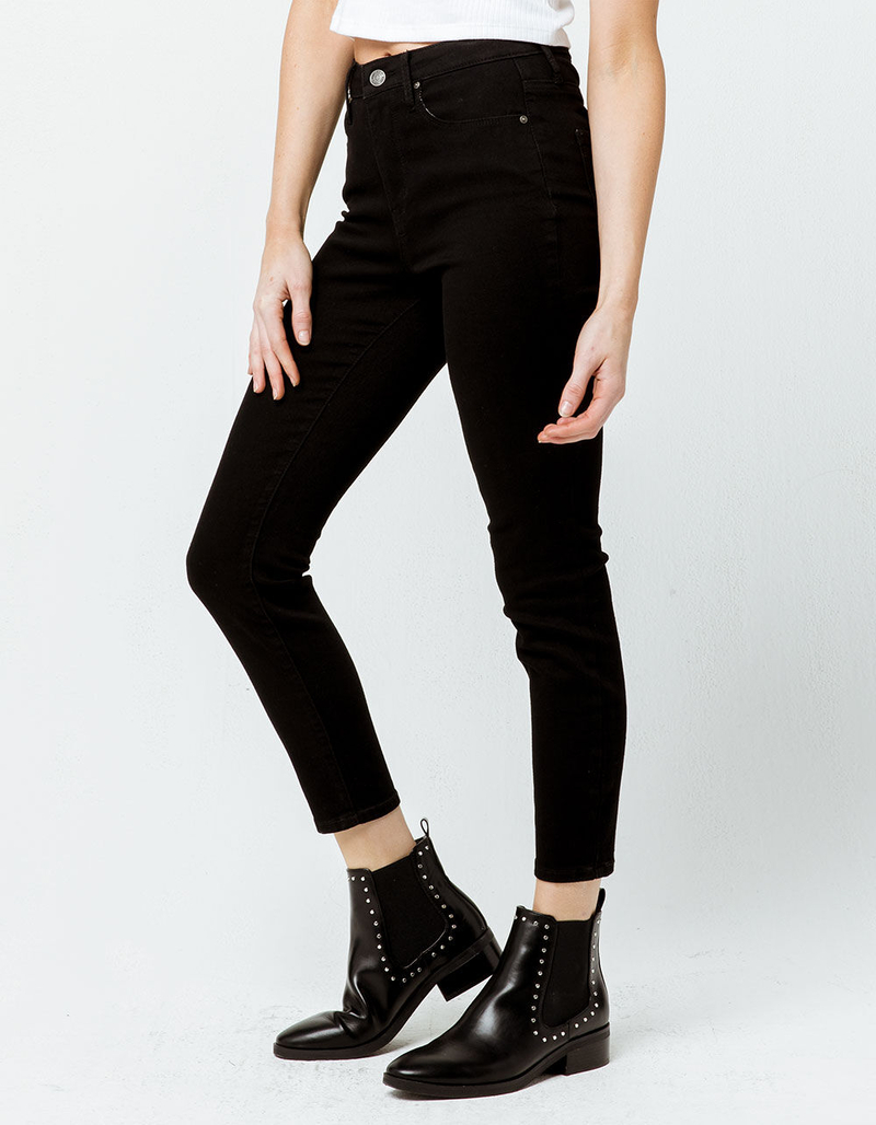 RSQ Cali High Rise Ankle Black Womens Skinny Jeans image number 1