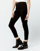 RSQ Cali High Rise Ankle Black Womens Skinny Jeans image number 2