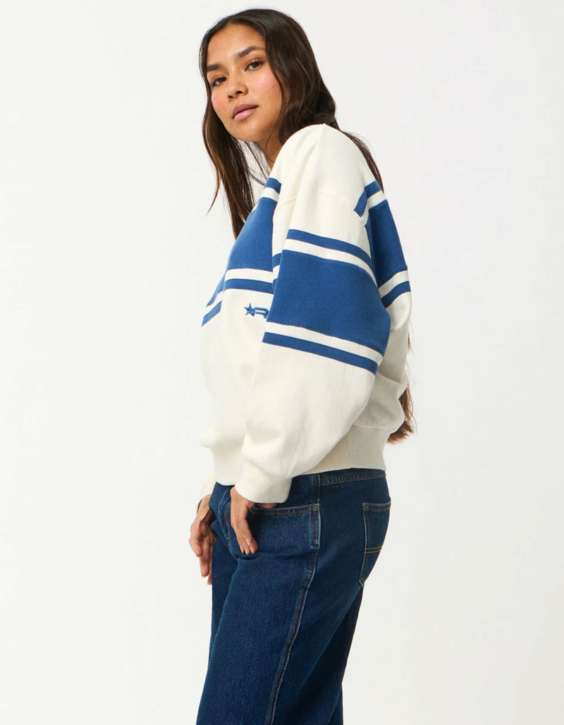 RIP CURL Archive Script Panel Womens Oversized Crewneck Sweatshirt image number 2