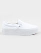 VANS Classic Slip-On Womens Platform Shoes image number 1