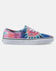 VANS Tie Dye Authentic Multi & True White Womens Shoes image number 1