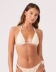 ROXY Puka Dots Mini Tiki Tri Bikini Top image number 3