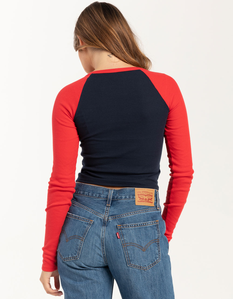 COORS Womens Long Sleeve Raglan Baby Tee image number 3