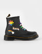 DR. MARTENS 1460 For Pride Leather Lace Up Kids Boots image number 2