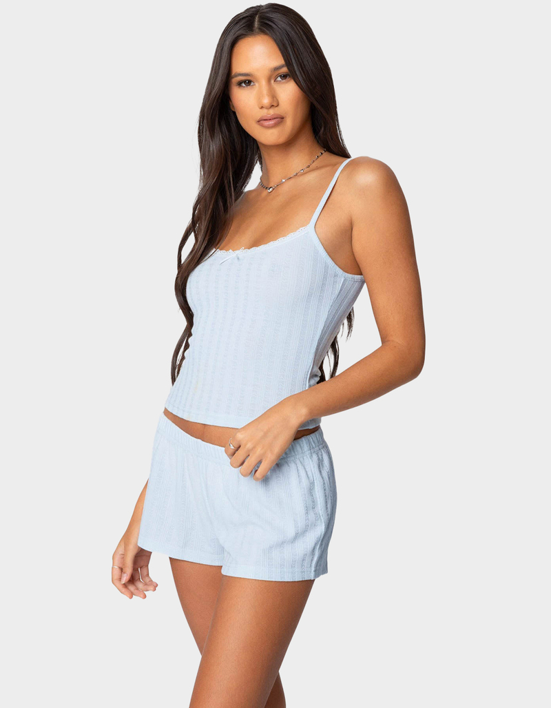 EDIKTED Irene Pointelle Tank Top image number 2