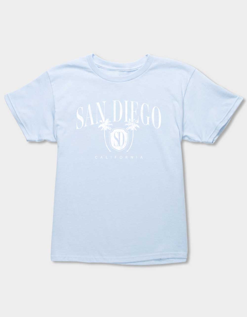 CALIFORNIA San Diego Palms Distressed Unisex Kids Tee image number 0