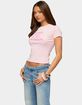 EDIKTED Full Time Hot Girl Tee image number 2