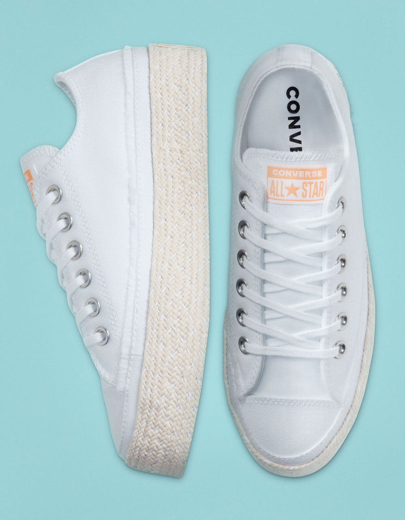 CONVERSE Trail to Cove Espadrille Chuck Taylor All Star Womens Low Top Shoes image number 0