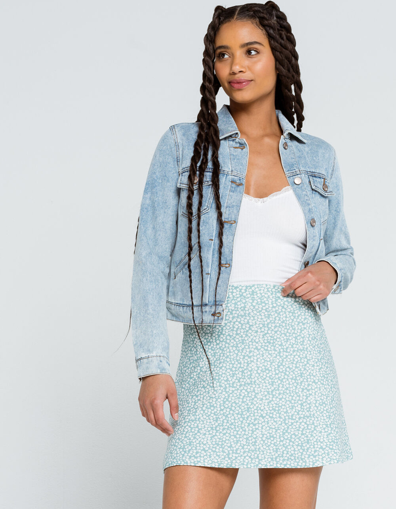SKY AND SPARROW Floral Skater Skirt image number 0