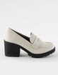 SODA Kinder Platform Womens Penny Loafers image number 2