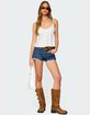 EDIKTED Kelli Floral Babydoll Tank Top image number 2
