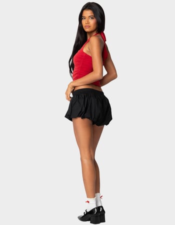 EDIKTED Nyrah Straight Neck Halter Top Alternative Image