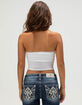 BOZZOLO Lace Trim Womens Tube Top image number 4