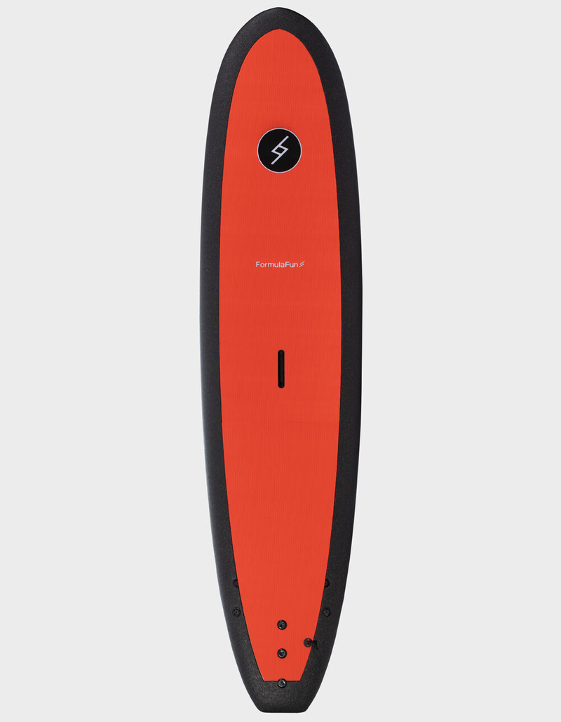 FORMULA FUN 7'10" Rojo Rocket Longboard Surfboard image number 0