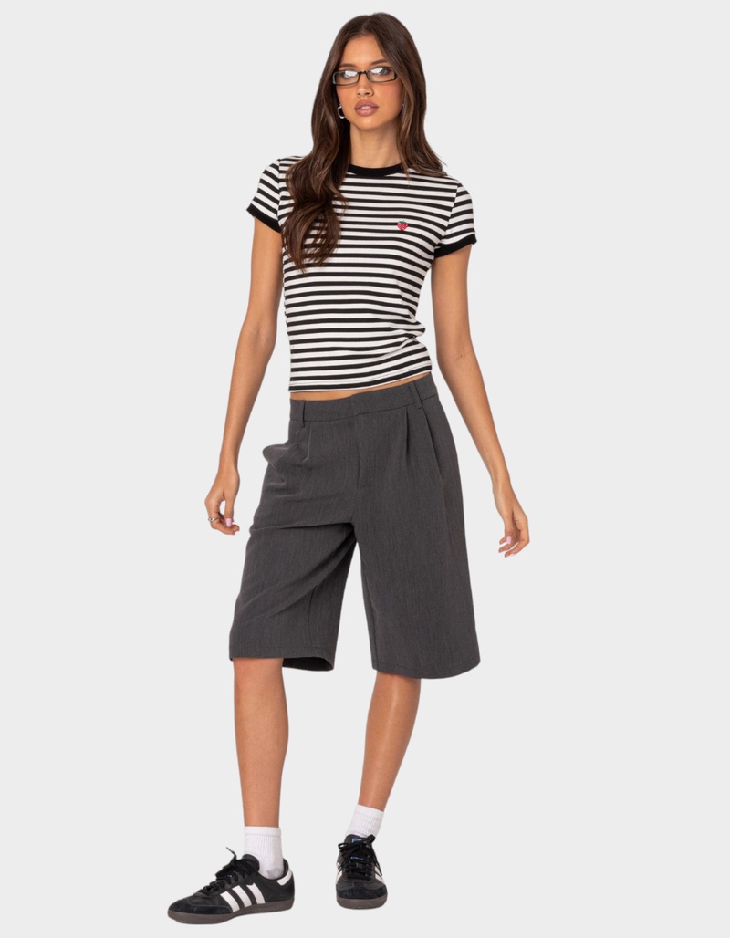 EDIKTED Aelia Bermuda Trouser Shorts image number 1